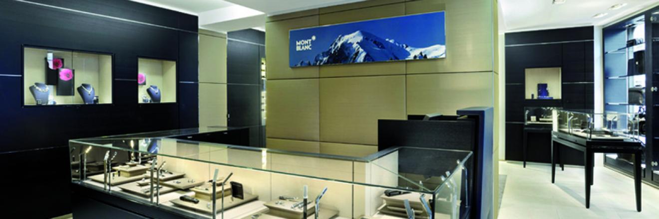 MONT BLANC, Extension et aménagement de la boutique Montblanc à Lille