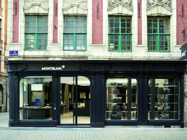 MONT BLANC, Extension et aménagement de la boutique Montblanc à Lille