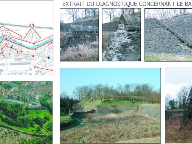 VILLE FORTIFIEE - RESTAURATION DES FORTIFICATIONS - CONDE SUR ESCAUT